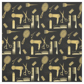 Tissu motif coiffeur (Échantillon)