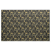 Tissu motif coiffeur (Fat Quarter)
