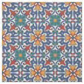 Tissu Motif coloré Azulejos (Échantillon)