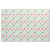 Tissu Motif coloré de dents (Fat Quarter)