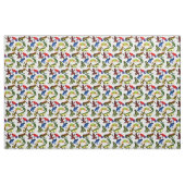 Tissu Motif coloré de grenouille d'amusement (Fat Quarter)