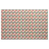 Tissu Motif coloré de ketmie (Yard)