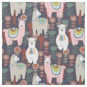 Tissu Motif coloré de lamas (fermé)