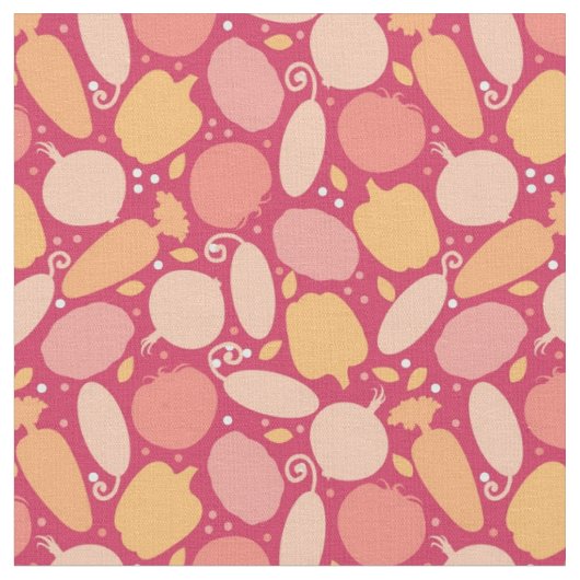 Tissu Motif coloré de légumes (Fermer)