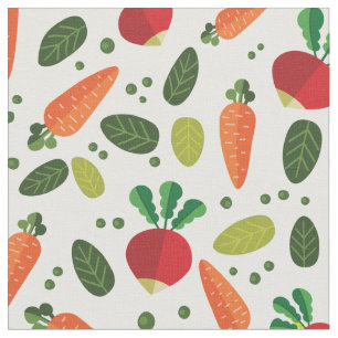 Tissu Motif coloré de légumes