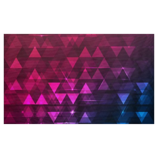 Tissu Motif coloré de triangle (Yard)
