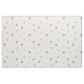 Tissu Motif coloré Starburst atomique mi-siècle (Fat Quarter)