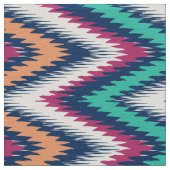Tissu Motif coloré Zigzag Chevron (Détail)