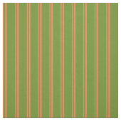 Tissu Motif corail et vert (Échantillon)