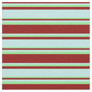 Tissu Motif couleur rouge foncé, turquoise et vert clair