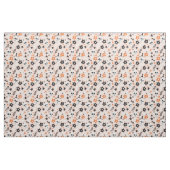 Tissu Motif crâne de fleurs (Fat Quarter)