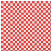 Tissu Motif croate en damier blanc rouge (Fermer)