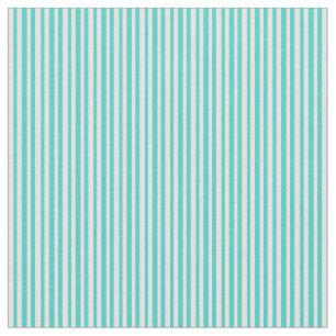 Tissu Motif Cyan clair et rayures turquoise