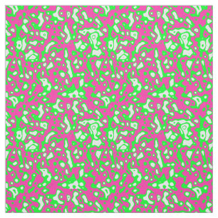 Tissu Motif d'abrégé sur rose et vert
