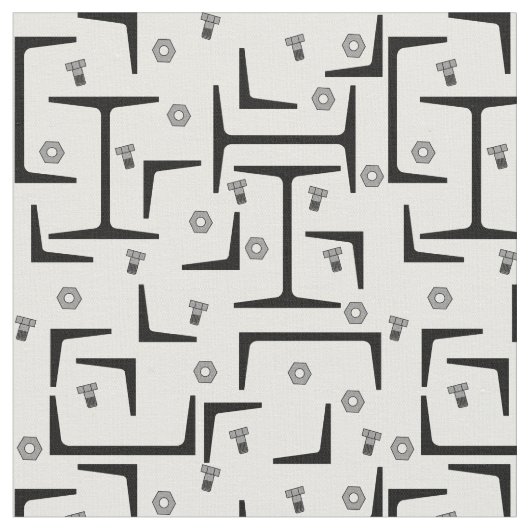 Tissu Motif d'acier structurel (Fermer)