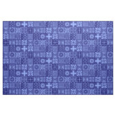 Tissu Motif d'Adire - nuances de bleu (Yard)