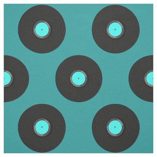 Tissu Motif d'album record (Échantillon)