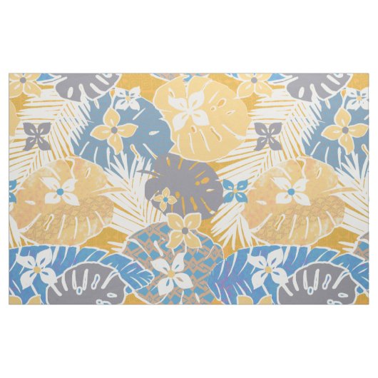 Tissu Motif d'aloha tropical moderne (Fat Quarter)