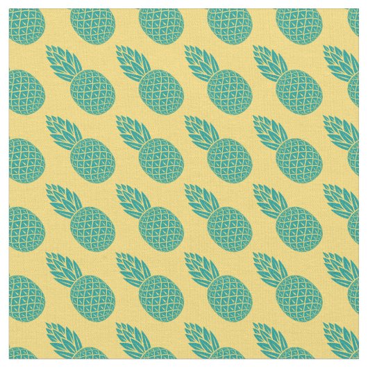Tissu Motif d'ananas (Fermer)