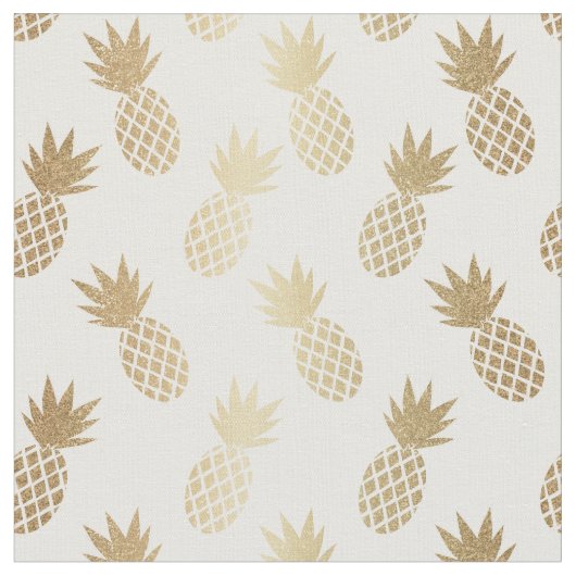 Tissu Motif d'ananas (Fermer)