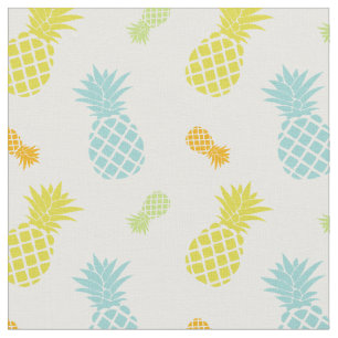Tissu Motif d'ananas d'arc-en-ciel