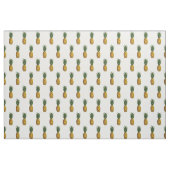 Tissu Motif d'ananas tropical blanc (Yard)
