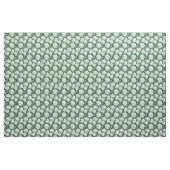 Tissu Motif d'aquarelle blanche Hydrangea Green Feuilles (Yard)