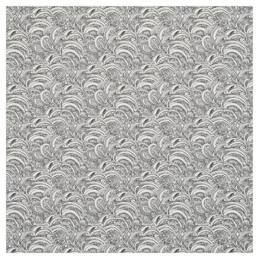 Tissu Motif d'art en monopaisley (Échantillon)