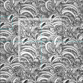 Tissu Motif d'art en monopaisley (Carreau)