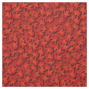 Tissu Motif d'art naturel Feuille chêne