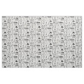 Tissu Motif d'atelier de coiffure (Fat Quarter)