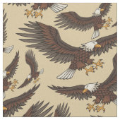 Tissu Motif d'attaque d'aigle (Fermer)