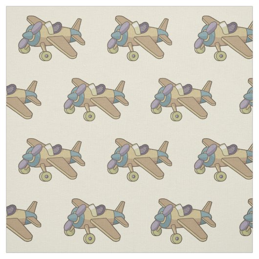 Tissu Motif d'avion de jouets (Échantillon)