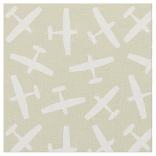 Tissu Motif d'avion élégant Khaki