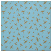Tissu Motif d'avion Spitfire en bleu clair (Échantillon)