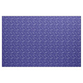 Tissu Motif d'aviron Bleu Blancs Bateaux et Oars (Yard)