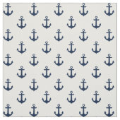 Tissu Motif de Ancres bleues (Échantillon)