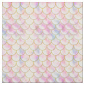 Tissu Motif de balance de sirène Pastel Iridescente (Échantillon)