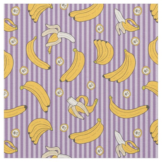 Tissu Motif de banane (Fermer)