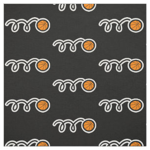 Tissu motif de basket-ball Impression textile sp