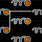 Tissu motif de basket-ball | Impression textile sp (Carreau)