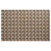 Tissu Motif de bloc de surface d'automne | Récolte rusti (Yard)