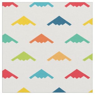 Tissu Motif de bombardement furtif de couleur primaire B