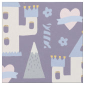 Tissu motif de bonbons de château géant (Fermer)