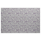 Tissu motif de boucles géométriques violet gris clair (Yard)