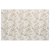 Tissu Motif de branche botanique beige (Fat Quarter)
