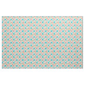 Tissu Motif de bugs de fleurs colorées (Yard)