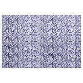 Tissu Motif de cactus - bleu-foncé et blanc (Yard)