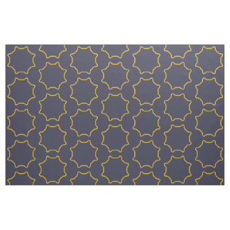 Tissu Motif de cadre étoile jaune