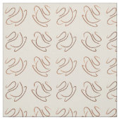 Tissu motif de café (Échantillon)